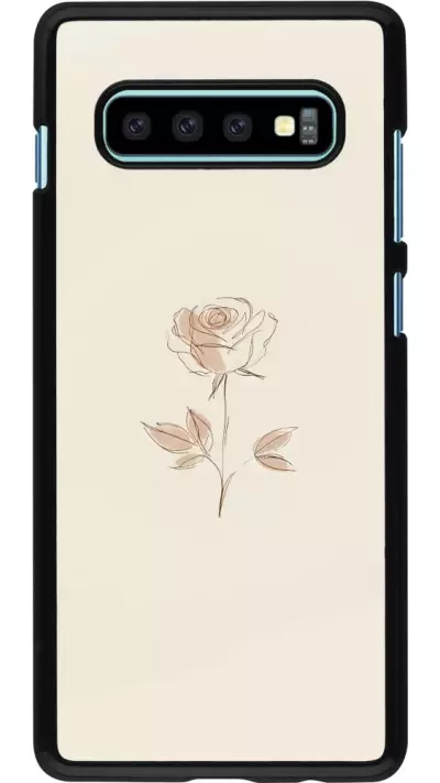Coque Samsung Galaxy S10+ - Sable Rose Minimaliste