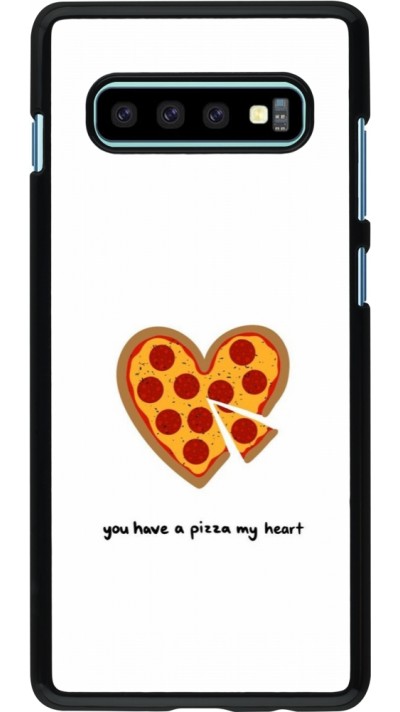 Coque Samsung Galaxy S10+ - Saint Valentines Day 26 You have my pizza heart