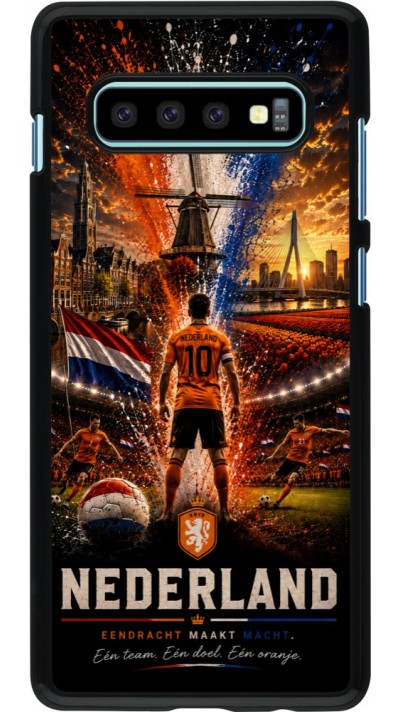 Coque Samsung Galaxy S10+ - Football Pays-Bas splash 2026