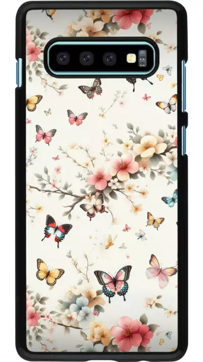 Coque Samsung Galaxy S10+ - Spring 25 Papillons Légers