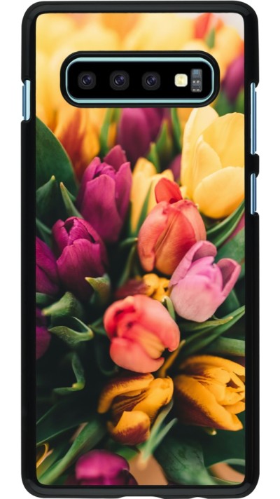 Coque Samsung Galaxy S10+ - Bouquet of tulips Spring 2026