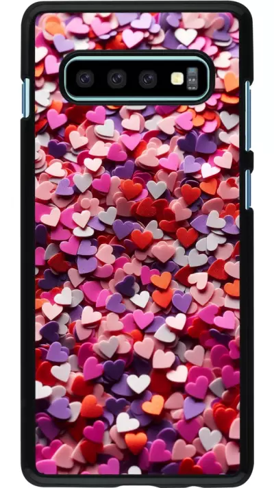 Coque Samsung Galaxy S10+ - Valentine 2025 Confetti