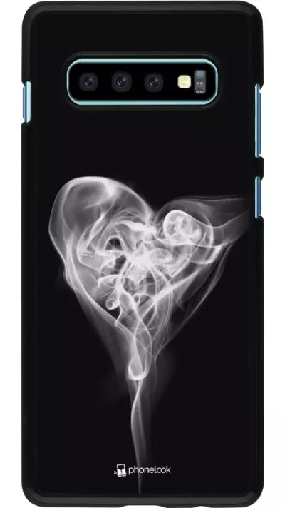 Coque Samsung Galaxy S10+ - Valentine 2022 Black Smoke