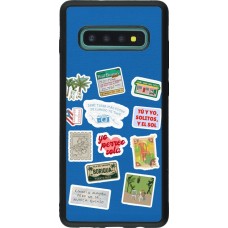 Samsung Galaxy S10+ Case Hülle - Silikon schwarz Seals of the Dominican Republic DTMF