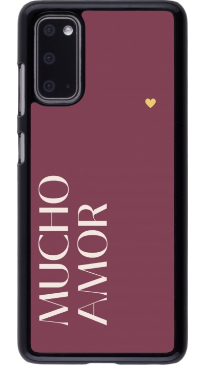 Samsung Galaxy S20 Case Hülle - Valentine 2024 mucho amor rosado