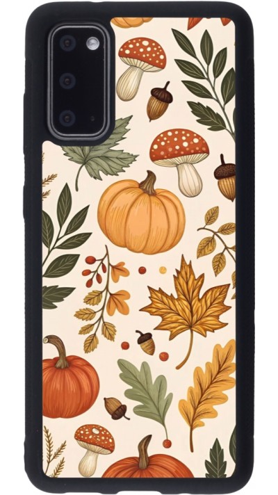 Coque Samsung Galaxy S20 - Silicone rigide noir Autumn 25 Autumn pattern