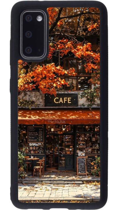 Coque Samsung Galaxy S20 - Silicone rigide noir Autumn 25 Coffee shop