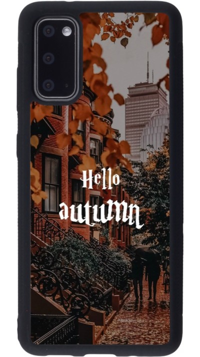 Coque Samsung Galaxy S20 - Silicone rigide noir Autumn 25 Hello autumn