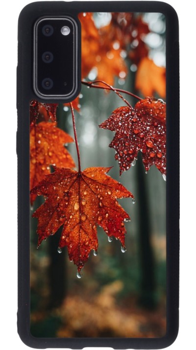 Coque Samsung Galaxy S20 - Silicone rigide noir Autumn 25 Rain