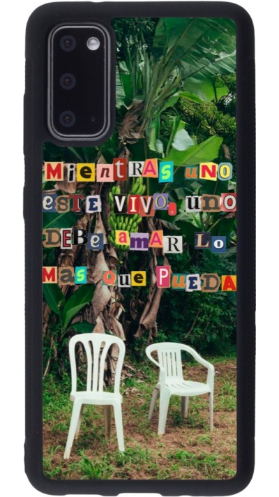 Coque Samsung Galaxy S20 - Silicone rigide noir Chairs DTMF