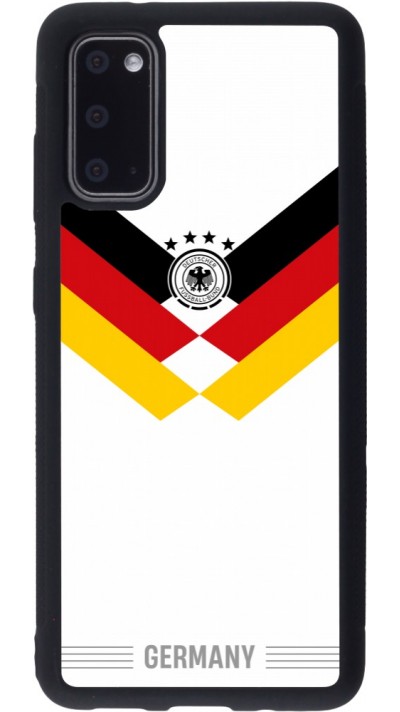 Coque Samsung Galaxy S20 - Silicone rigide noir Maillot de football Allemagne 2026 personnalisable