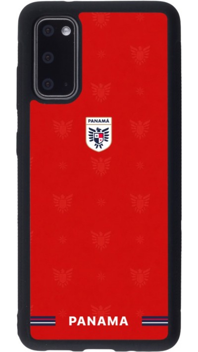 Coque Samsung Galaxy S20 - Silicone rigide noir Maillot de football Panama 2026 personnalisable