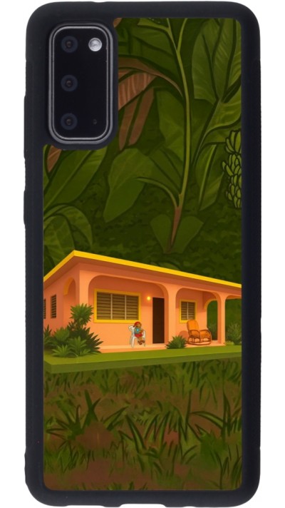 Coque Samsung Galaxy S20 - Silicone rigide noir Benitos house DTMF