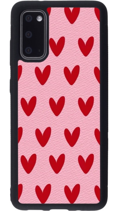 Samsung Galaxy S20 Case Hülle - Silikon schwarz Saint Valentines Day 26 Pattern heart