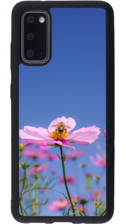Coque Samsung Galaxy S20 - Silicone rigide noir Bee on a flower Spring 2026