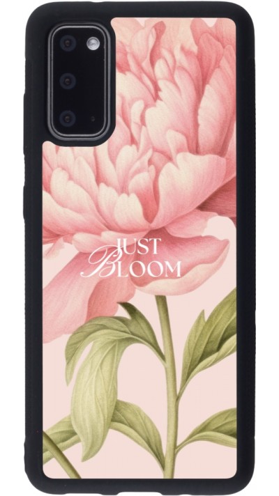 Coque Samsung Galaxy S20 - Silicone rigide noir Just Bloom Spring 2026