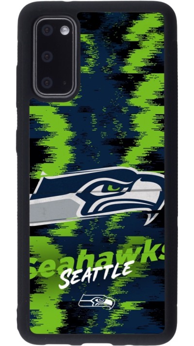 Samsung Galaxy S20 Case Hülle - Silikon schwarz Super Bowl 26 Seattle 2