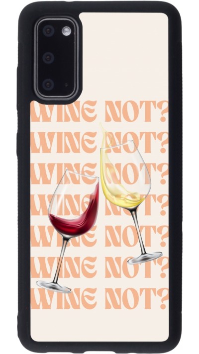 Samsung Galaxy S20 Case Hülle - Silikon schwarz Wine not