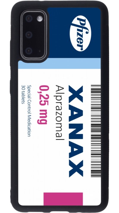 Samsung Galaxy S20 Case Hülle - Silikon schwarz Xanax Alprazolam 2025