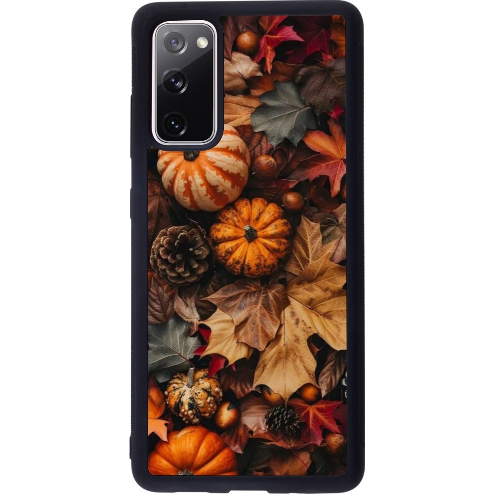Samsung Galaxy S20 FE 5G Case Hülle - Silikon schwarz Autumn 25 Pumpkin