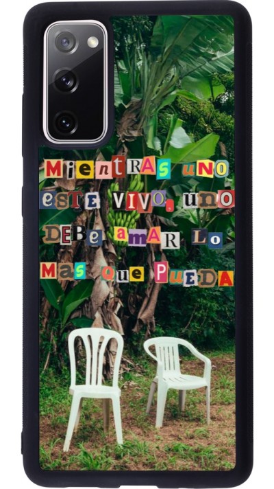 Samsung Galaxy S20 FE 5G Case Hülle - Silikon schwarz Chairs DTMF