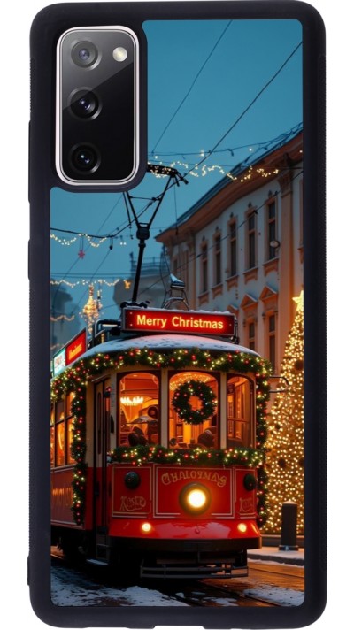 Samsung Galaxy S20 FE 5G Case Hülle - Silikon schwarz Christmas 25 Xmas Train