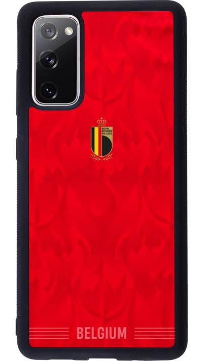 Samsung Galaxy S20 FE 5G Case Hülle - Silikon schwarz Belgien 2026 personalisierbares Fussballtrikot