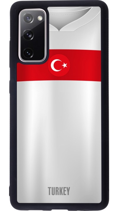 Samsung Galaxy S20 FE 5G Case Hülle - Silikon schwarz Türkei personalisierbares Fussballtrikot
