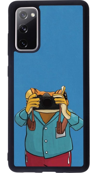 Samsung Galaxy S20 FE 5G Case Hülle - Silikon schwarz Frog with camera DTMF