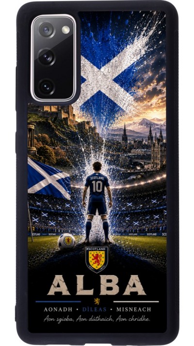 Samsung Galaxy S20 FE 5G Case Hülle - Silikon schwarz Fussball Schottland splash 2026