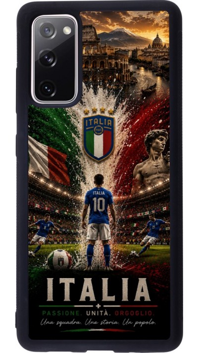 Samsung Galaxy S20 FE 5G Case Hülle - Silikon schwarz Fussball Italien splash 2026
