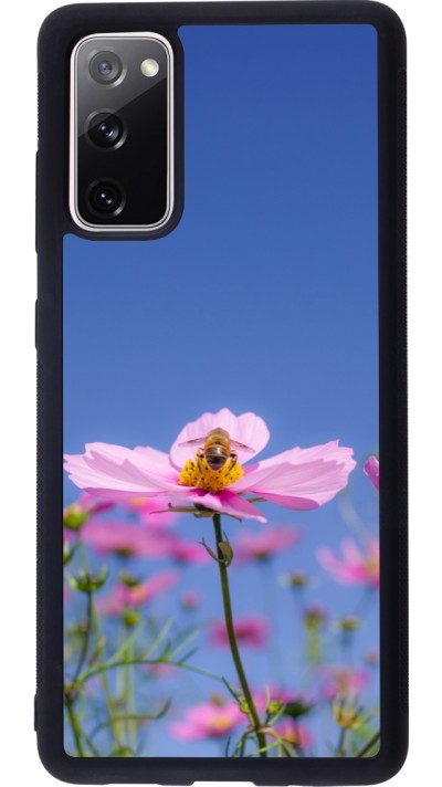 Samsung Galaxy S20 FE 5G Case Hülle - Silikon schwarz Bee on a flower Spring 2026