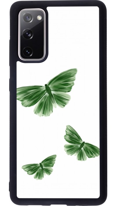 Samsung Galaxy S20 FE 5G Case Hülle - Silikon schwarz Butterflies Spring 2026