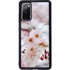 Coque Samsung Galaxy S20 FE 5G - Silicone rigide noir Cherry tree Spring 2026