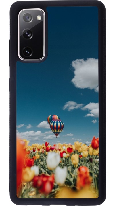 Samsung Galaxy S20 FE 5G Case Hülle - Silikon schwarz Hot air balloon Spring 2026