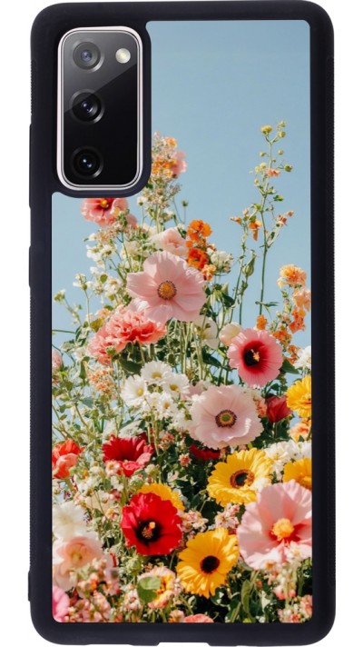 Samsung Galaxy S20 FE 5G Case Hülle - Silikon schwarz Spring flowers Spring 2026