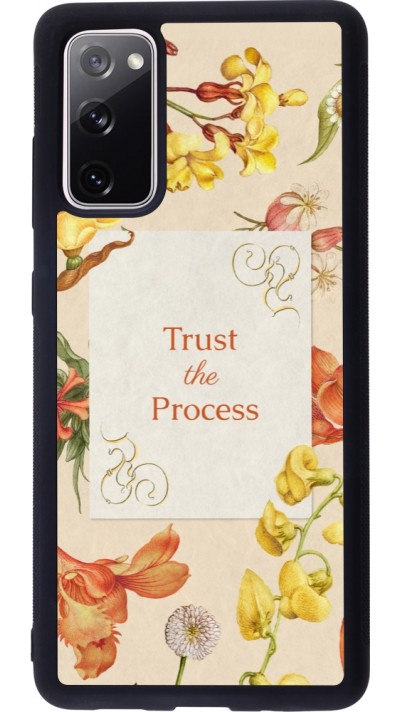 Samsung Galaxy S20 FE 5G Case Hülle - Silikon schwarz Trust the process Spring 2026