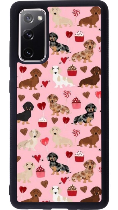 Samsung Galaxy S20 FE 5G Case Hülle - Silikon schwarz Valentine 2024 puppy love Samsung Galaxy S20 FE 5G Case Hülle - Silikon schwarz Valentine 2024 puppy love