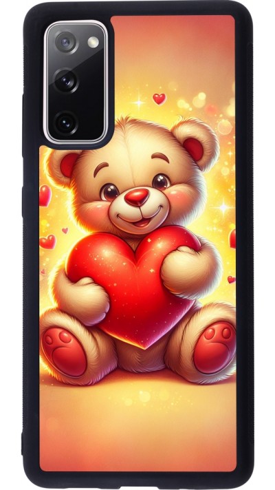 Samsung Galaxy S20 FE 5G Case Hülle - Silikon schwarz Valentin 2024 Teddy Liebe Samsung Galaxy S20 FE 5G Case Hülle - Silikon schwarz Valentin 2024 Teddy Liebe