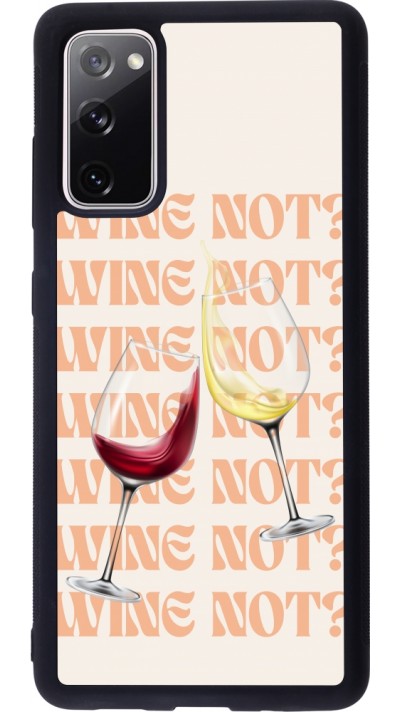 Samsung Galaxy S20 FE 5G Case Hülle - Silikon schwarz Wine not