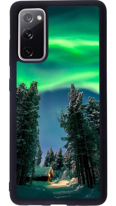 Samsung Galaxy S20 FE 5G Case Hülle - Silikon schwarz Winter 22 Northern Lights Samsung Galaxy S20 FE 5G Case Hülle - Silikon schwarz Winter 22 Northern Lights