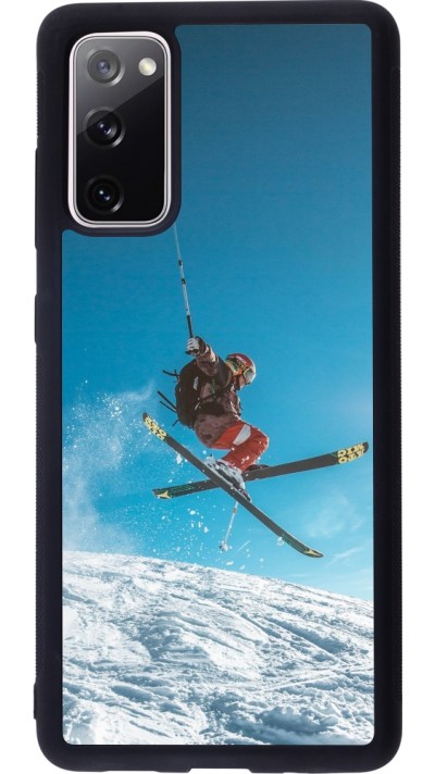 Samsung Galaxy S20 FE 5G Case Hülle - Silikon schwarz Winter 22 Ski Jump