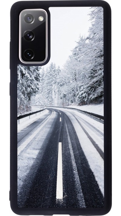 Samsung Galaxy S20 FE 5G Case Hülle - Silikon schwarz Winter 22 Snowy Road Samsung Galaxy S20 FE 5G Case Hülle - Silikon schwarz Winter 22 Snowy Road