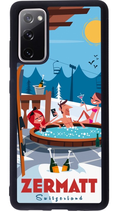 Samsung Galaxy S20 FE 5G Case Hülle - Silikon schwarz Zermatt Mountain Jacuzzi Samsung Galaxy S20 FE 5G Case Hülle - Silikon schwarz Zermatt Mountain Jacuzzi