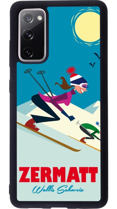 Samsung Galaxy S20 FE 5G Case Hülle - Silikon schwarz Zermatt Ski Downhill Samsung Galaxy S20 FE 5G Case Hülle - Silikon schwarz Zermatt Ski Downhill