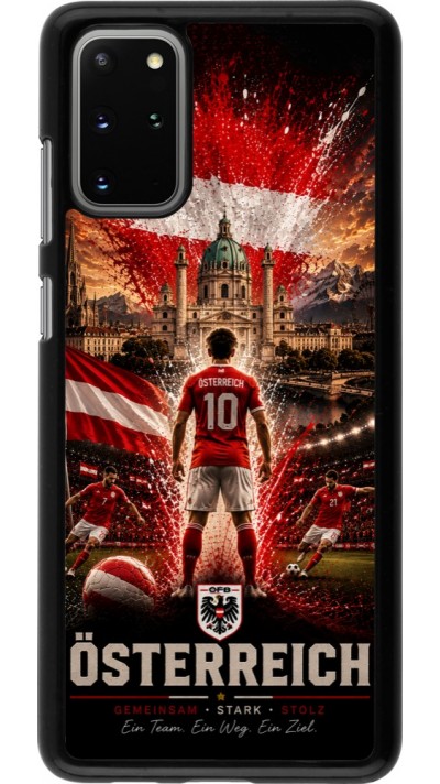Coque Samsung Galaxy S20+ - Football Autriche splash 2026