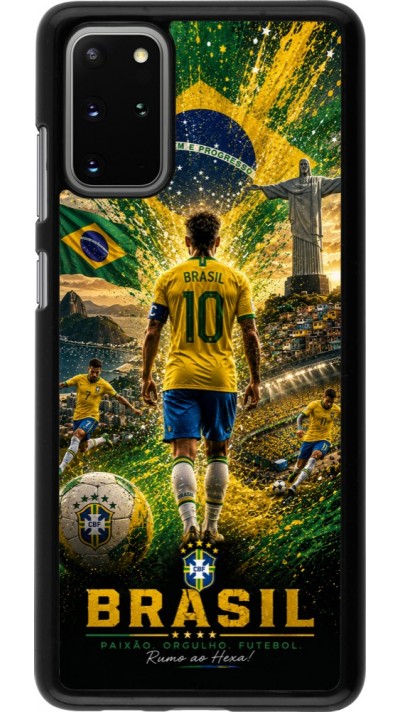 Coque Samsung Galaxy S20+ - Football Brésil splash 2026