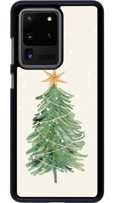 Samsung Galaxy S20 Ultra Case Hülle - Christmas 25 Sketch Tree