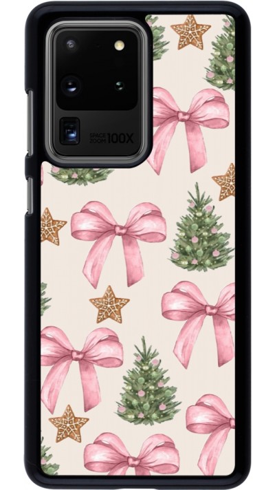 Samsung Galaxy S20 Ultra Case Hülle - Christmas 25 Vintage Ribbons