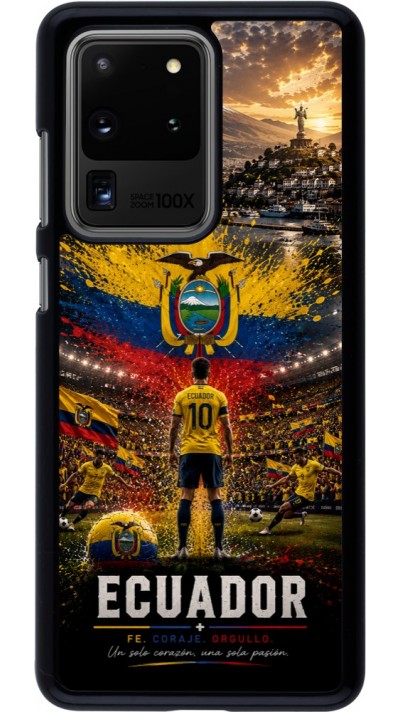 Samsung Galaxy S20 Ultra Case Hülle - Fussball Ecuador splash 2026